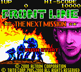 Front Line - The Next Mission (Japan) Title Screen